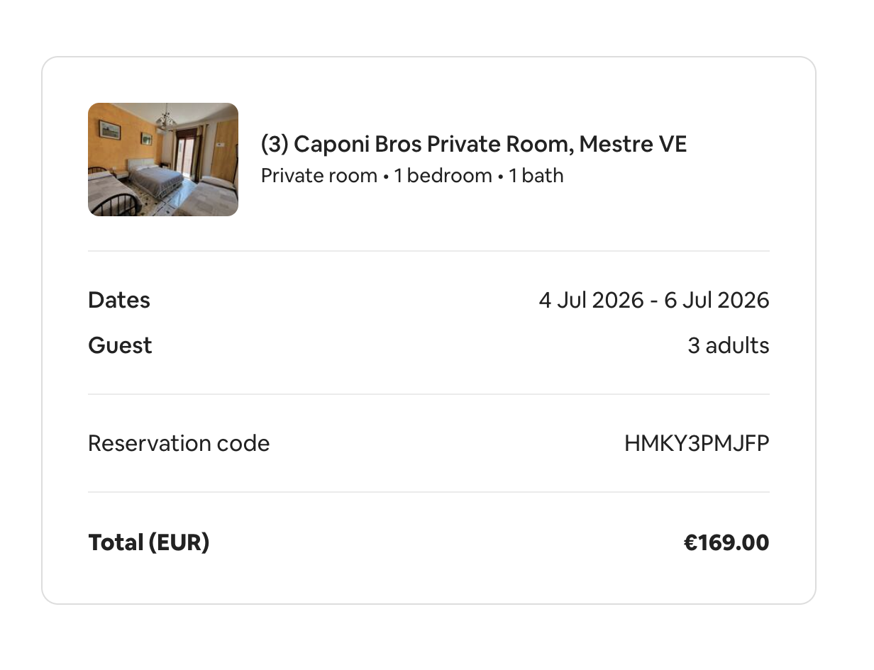 Airbnb Venecia